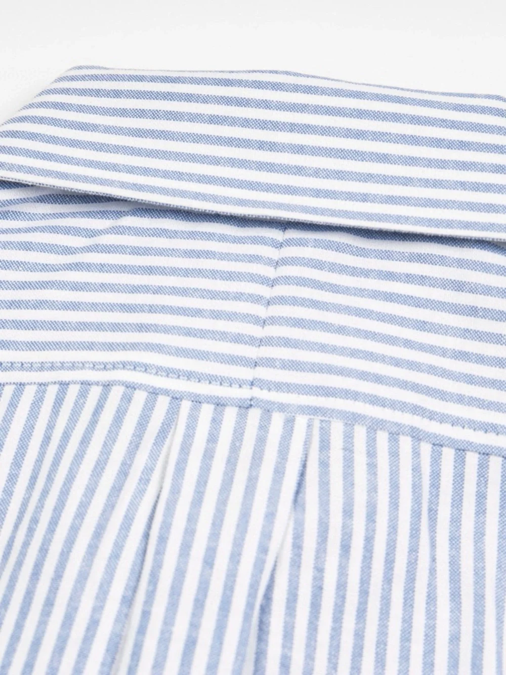 Polo by Ralph Lauren Light Blue & White Striped Oxford Shirt